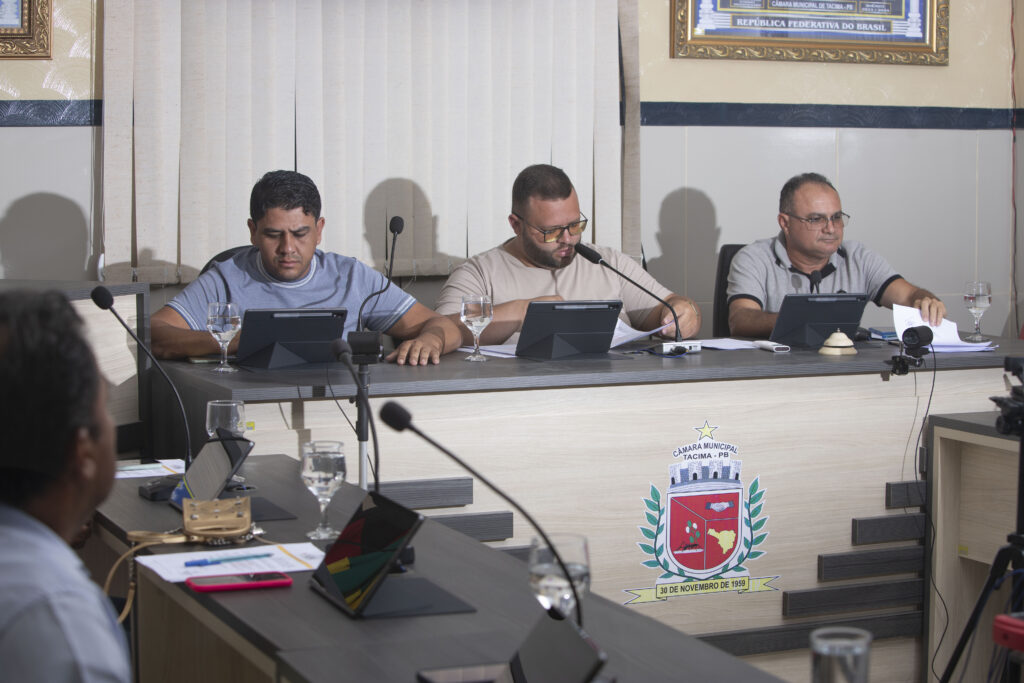 5ª Sessão Ordinária da Câmara Municipal de Tacima Aprova Importantes Projetos e Requerimentos. Confira!
